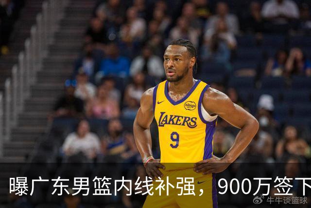 曝广东男篮内线补强，900万签下季后赛场均6.5分悍将，朱芳雨又现神操作